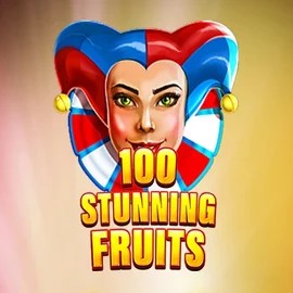 100 Stunning Fruits online game logo by SYNOT Games on golden-bet-casino.com