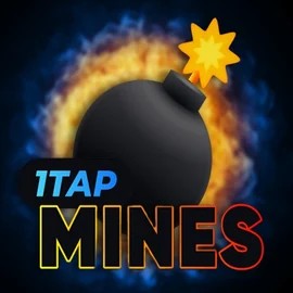 Enjoy 1Tap Mines by Turbo Games – logo hosted on golden-bet-casino.com