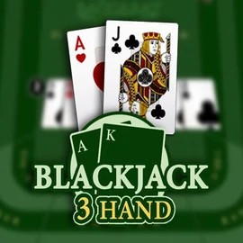 Blackjack 3H (Habanero) online game logo by Habanero on golden-bet-casino.com