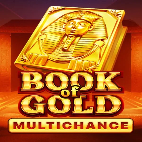 Book of Gold Multichance online game logo by Playson on golden-bet-casino.com