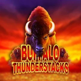 Buffalo Thunderstacks casino game by Amatic Industries – featured logo at Goldenbet Casino