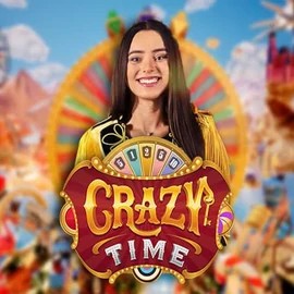 Play the Crazy Time slot by Evolution on Goldenbet Casino