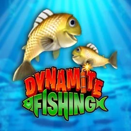 Dynamite Fishing slot logo by Inspired Gaming at Goldenbet Casino