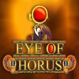 Eye of Horus online game logo by RTG (Reel Time Gaming) on golden-bet-casino.com