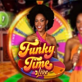 Funky Time slot visual from Evolution available on golden-bet-casino.com