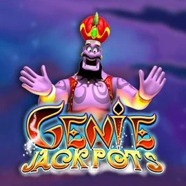 Enjoy Genie Jackpots by Blueprint Gaming – logo hosted on golden-bet-casino.com