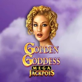 Golden Goddess Megajackpots logo by IGT at Goldenbet Casino