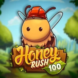 Honey Rush 100 slot visual from Play'n GO available on golden-bet-casino.com