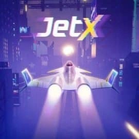 jetX logo by SmartSoft at Goldenbet Casino