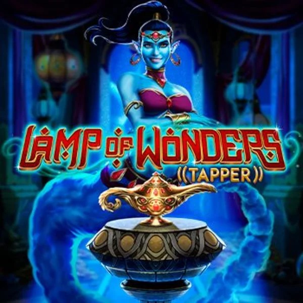Lamp Of Wonders Tapper slot logo by Greentube at Goldenbet Casino