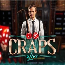 Live Craps by Evolution, showcased at golden-bet-casino.com – game logo