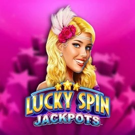 Lucky Spin Jackpots game by Novomatic – logo hosted on Goldenbet Casino
