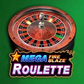 Mega Fire Blaze Roulette logo – Table Games by Playtech at Goldenbet Casino