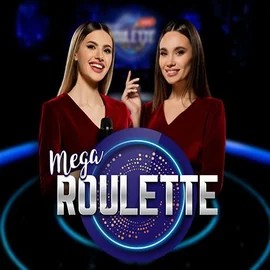 Official Live Casino logo: Mega Roulette by Pragmatic Play at Goldenbet Casino