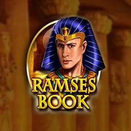 Slots logo of Ramses Book Deluxe from Gamomat at Goldenbet Casino