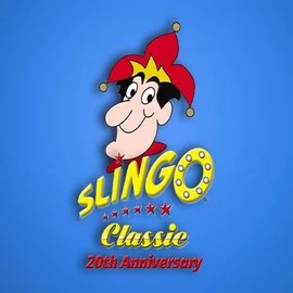 Slingo Classic 20th Anniversary logo by Slingo Goldenbet Casino