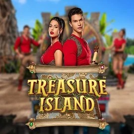 Official Live Casino logo: Treasure Island by Pragmatic Play at Goldenbet Casino