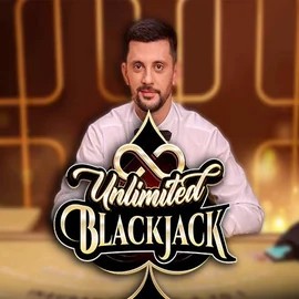 Unlimited Blackjack logo by Ezugi Goldenbet Casino